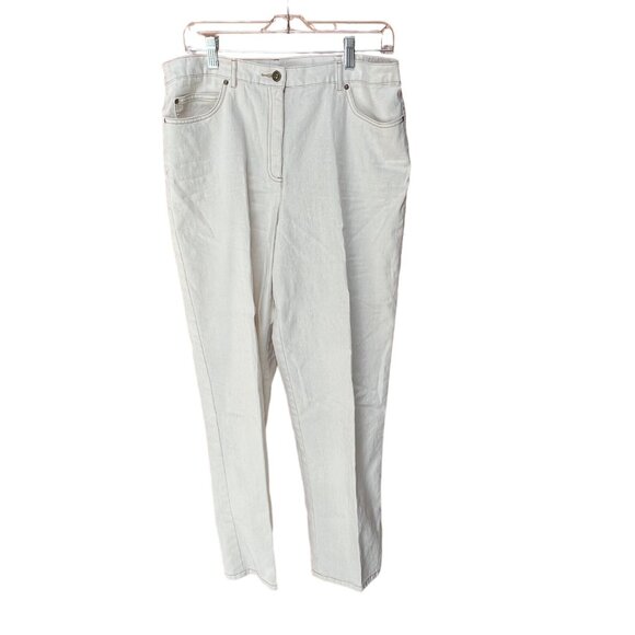 Ruby Rd Womens Gold Sequin Long Sleeve Top & Pants Set Cotton/Spandex XL / 14 - Picture 7 of 14